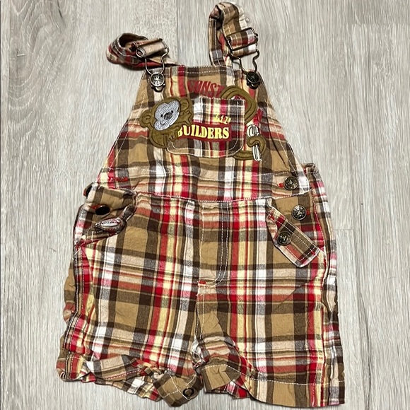 Plaid Kids Overalls - Picture 1 of 1